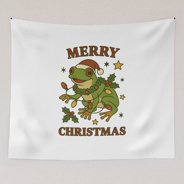 Item preview, Tropical Tree Frog Holiday – Garland Glam in the Jungle designed and sold by inkNext.