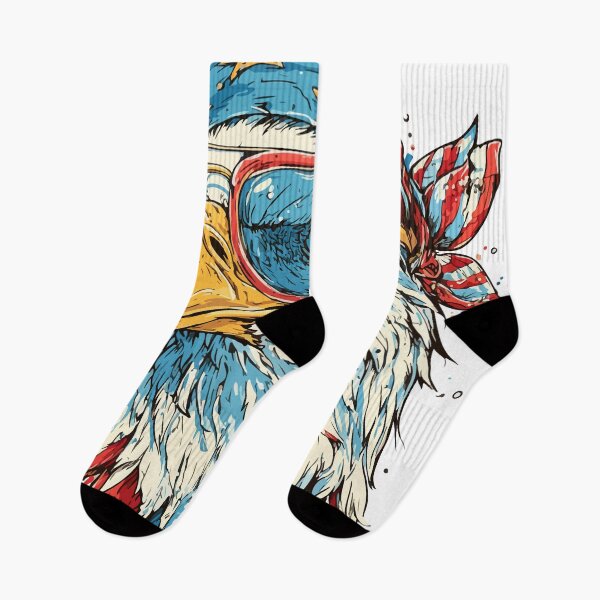 Item preview, Patriotic Bald Eagle – Cool American Flag Bandana and Shades designed and sold by Moss and Moon Studio.