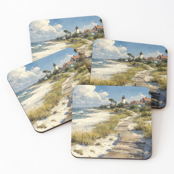 Item preview, Hilton Head Boardwalk and Dunes in Watercolor designed and sold by daila70.