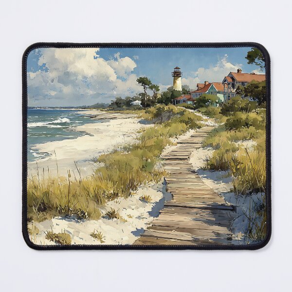Item preview, Hilton Head Boardwalk and Dunes in Watercolor designed and sold by daila70.