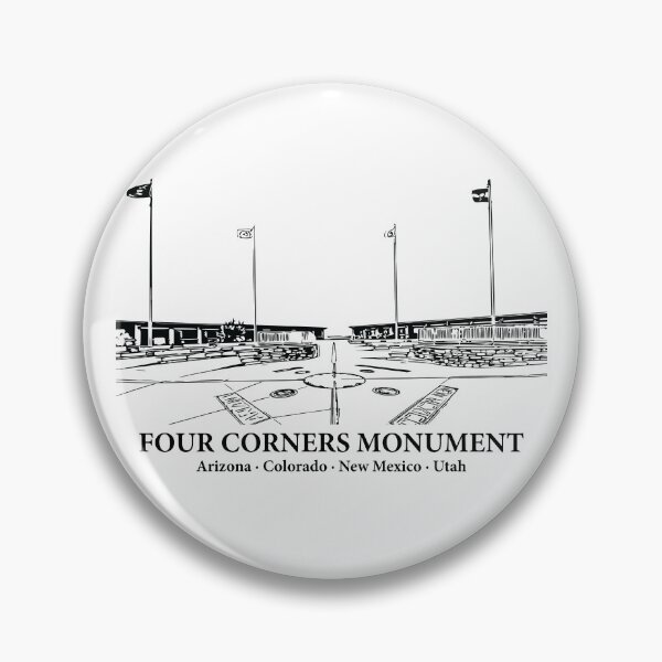 Item preview, Four Corners Monument - USA designed and sold by Lakeric Cityscapes.