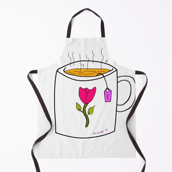 Item preview, Cute Floral Tea Mug Illustration designed and sold by JaiJaiArt.