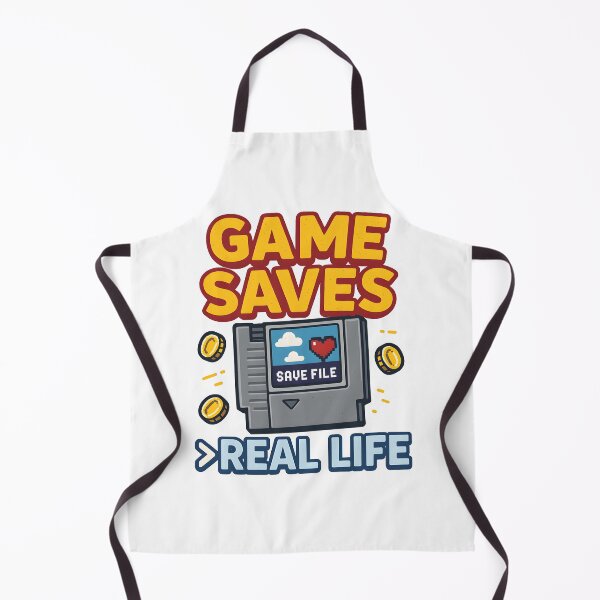 Item preview, Game Saves Over Real Life Retro Cartridge Design designed and sold by The-T-In-Retro.