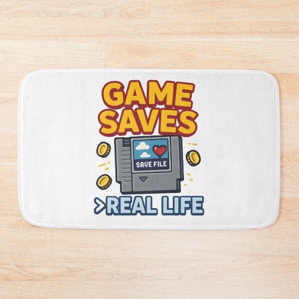 Item preview, Game Saves Over Real Life Retro Cartridge Design designed and sold by The-T-In-Retro.