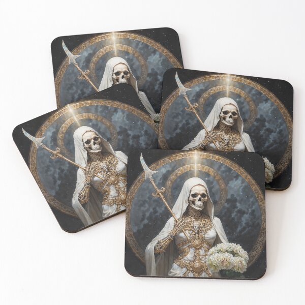 Item preview, White Santa Muerte designed and sold by AliceWhiteDF.