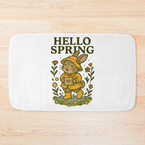 Item preview, Rain Boots & Petals – Spring Bunny Delight designed and sold by inkNext.