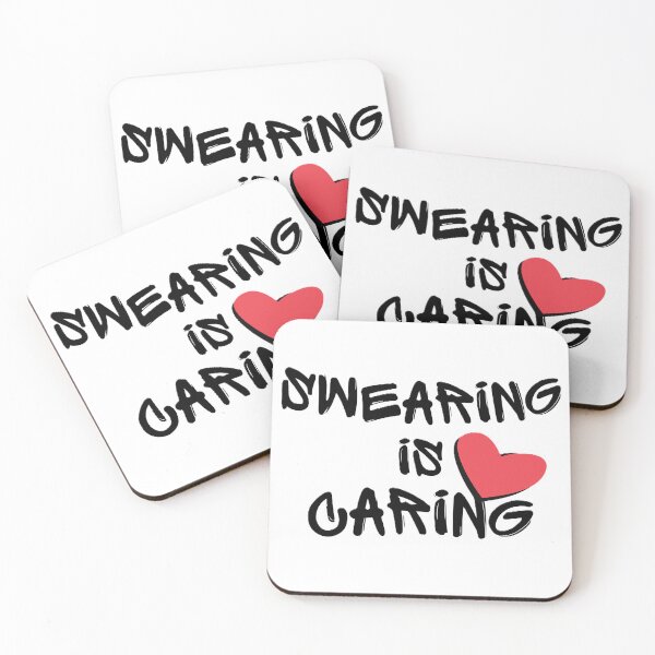 Item preview, Swearing Is Caring | Funny Bold Quote Design designed and sold by Therapun.