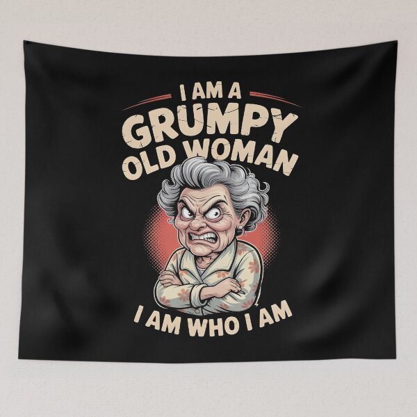 Item preview, I Am A Grumpy Old Woman I Am Who I Am designed and sold by Redgiant87x.