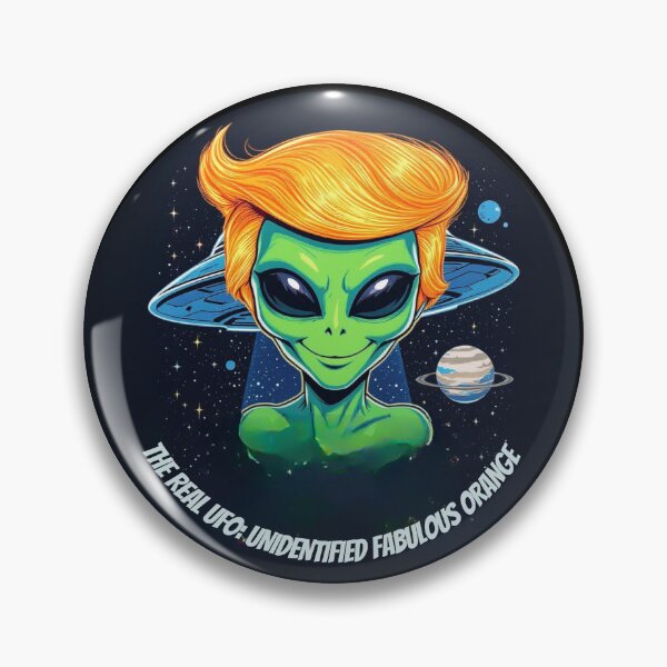 Item preview, World Ufo Day T-Shirt – Unidentified Fabulous Orange Alien Hair, Funny Space Tee designed and sold by RDRdesign.