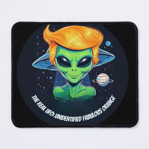 Item preview, World Ufo Day T-Shirt – Unidentified Fabulous Orange Alien Hair, Funny Space Tee designed and sold by RDRdesign.