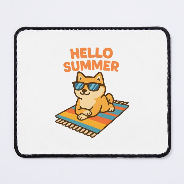 Item preview, Chill Shiba Pool Vibes – Summer Splash Aesthetic designed and sold by inkNext.