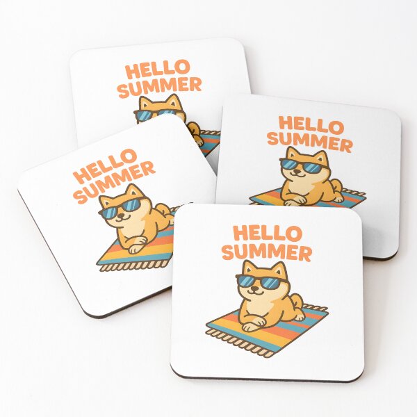 Item preview, Chill Shiba Pool Vibes – Summer Splash Aesthetic designed and sold by inkNext.
