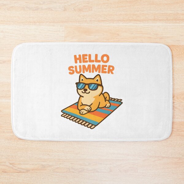 Item preview, Chill Shiba Pool Vibes – Summer Splash Aesthetic designed and sold by inkNext.