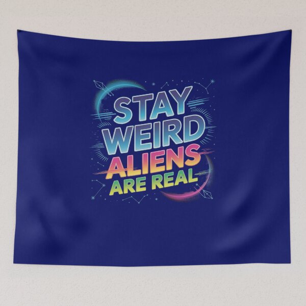 Item preview, World Ufo Day :Stay Weird – Aliens Are Real : World Ufo Day True Enthusiast Tee designed and sold by RDRdesign.
