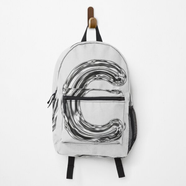 Item preview, Liquid Chrome Letter C - 3D Metallic Alphabet Initial designed and sold by uncoXab.
