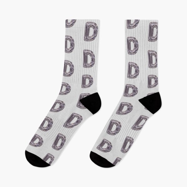 Item preview, Liquid Chrome Letter D - 3D Metallic Alphabet Initial designed and sold by uncoXab.