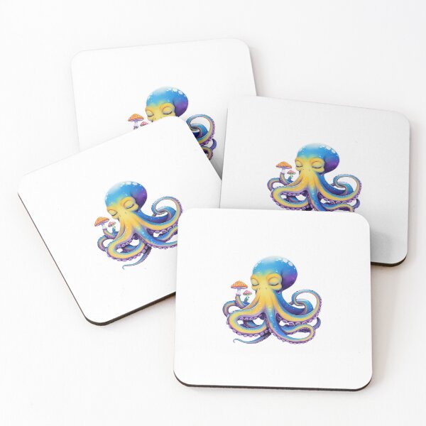 Artikelvorschau, Psychedelischer Oktopus entworfen und verkauft von NadiNaut.