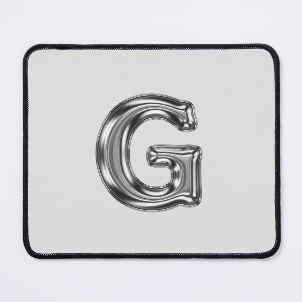 Item preview, Liquid Chrome Letter G - 3D Metallic Alphabet Initial designed and sold by uncoXab.