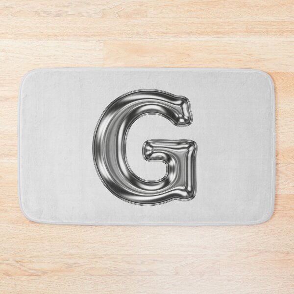 Item preview, Liquid Chrome Letter G - 3D Metallic Alphabet Initial designed and sold by uncoXab.