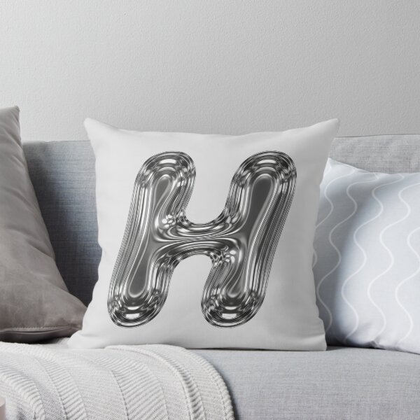 Item preview, Liquid Chrome Letter H - 3D Metallic Alphabet Initial designed and sold by uncoXab.