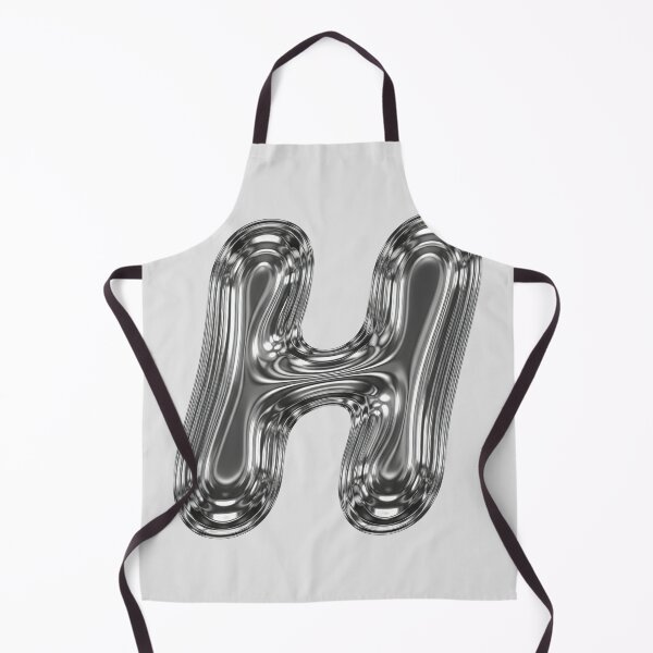Item preview, Liquid Chrome Letter H - 3D Metallic Alphabet Initial designed and sold by uncoXab.