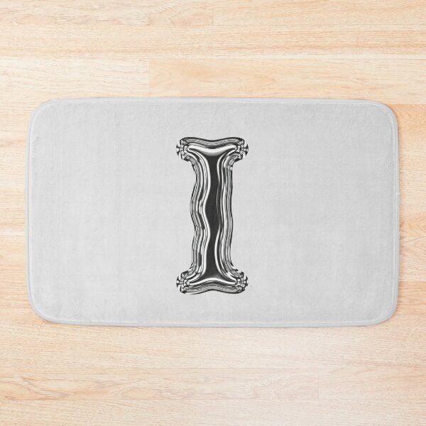 Item preview, Liquid Chrome Letter I - 3D Metallic Alphabet Initial designed and sold by uncoXab.
