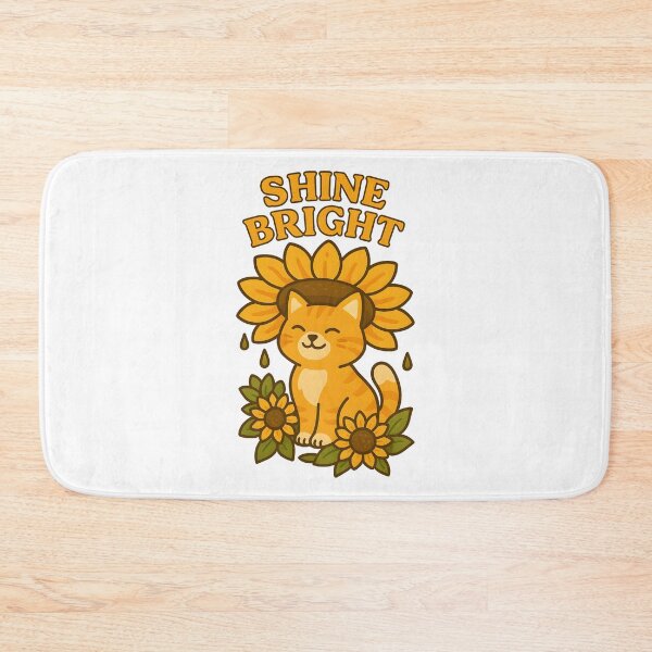 Item preview, Sunflower Purrfection – Bloomcore Cat Magic designed and sold by inkNext.