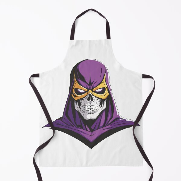 Item preview, the muscular skull superhero purple designed and sold by samandale.