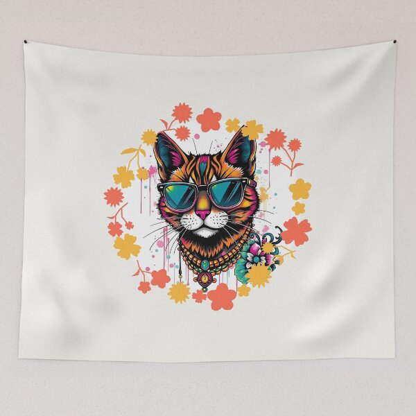Item preview, Glam Cat Vibes designed and sold by Indoni.