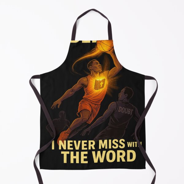 Item preview, “Dunk on Doubt – Redeemed by the Word | Christian Basketball Art” designed and sold by FaithDripStudio.