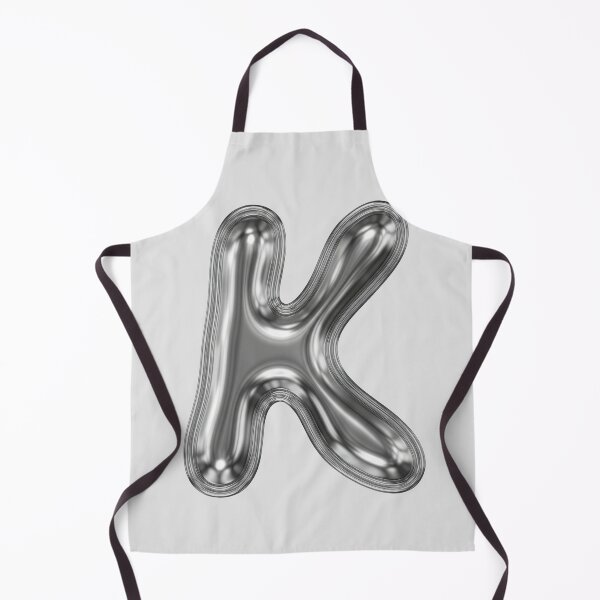 Item preview, Liquid Chrome Letter K - 3D Metallic Alphabet Initial designed and sold by uncoXab.