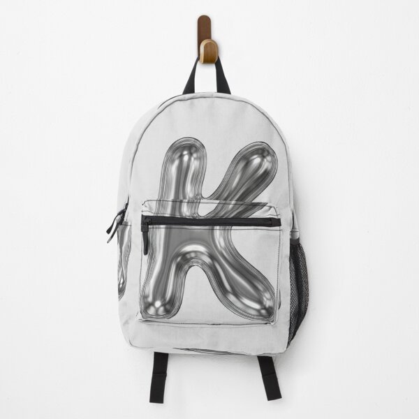 Item preview, Liquid Chrome Letter K - 3D Metallic Alphabet Initial designed and sold by uncoXab.
