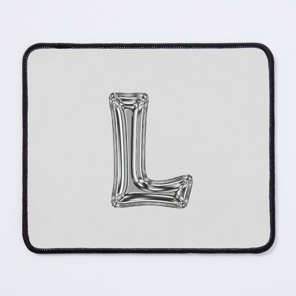 Item preview, Liquid Chrome Letter L - 3D Metallic Alphabet Initial designed and sold by uncoXab.