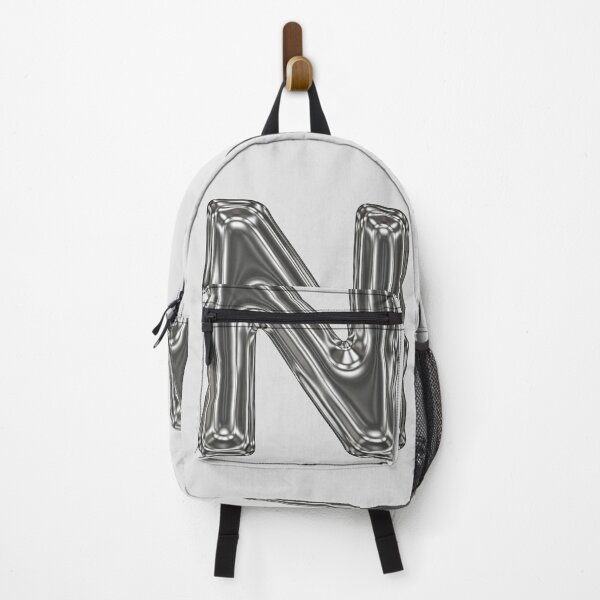 Item preview, Liquid Chrome Letter N - 3D Metallic Alphabet Initial designed and sold by uncoXab.
