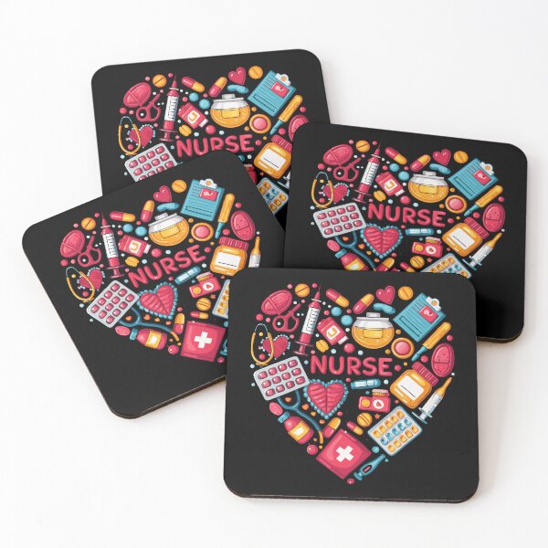 Item preview, Nurse Life – Heart Full of Care designed and sold by pixelated_echoes.
