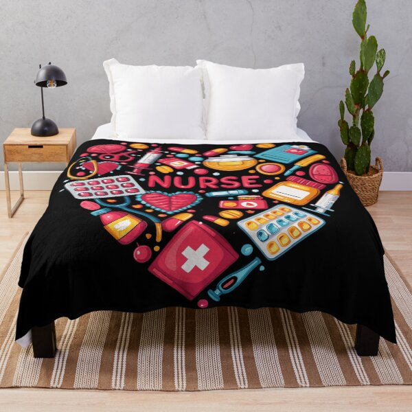 Item preview, Nurse Life – Heart Full of Care designed and sold by pixelated_echoes.