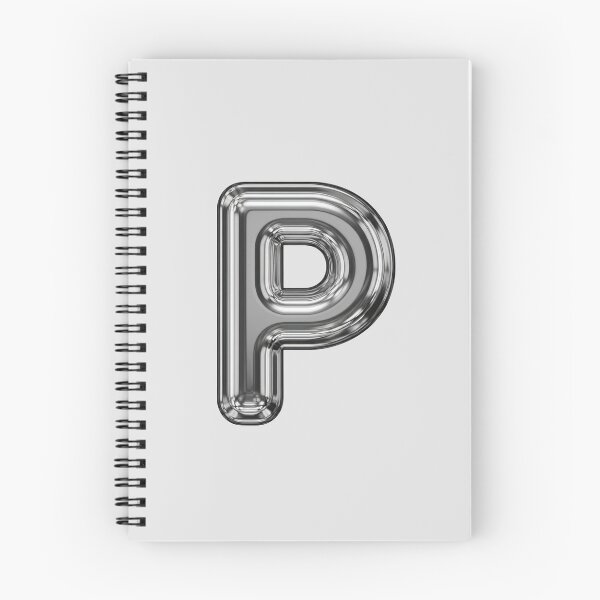 Item preview, Liquid Chrome Letter P - 3D Metallic Alphabet Initial designed and sold by uncoXab.