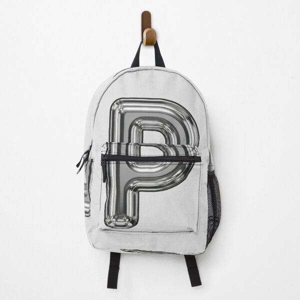 Item preview, Liquid Chrome Letter P - 3D Metallic Alphabet Initial designed and sold by uncoXab.