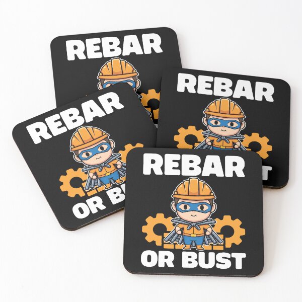Item preview, REBAR OR BUST - ENGINEER GIFT designed and sold by KEF Custom.