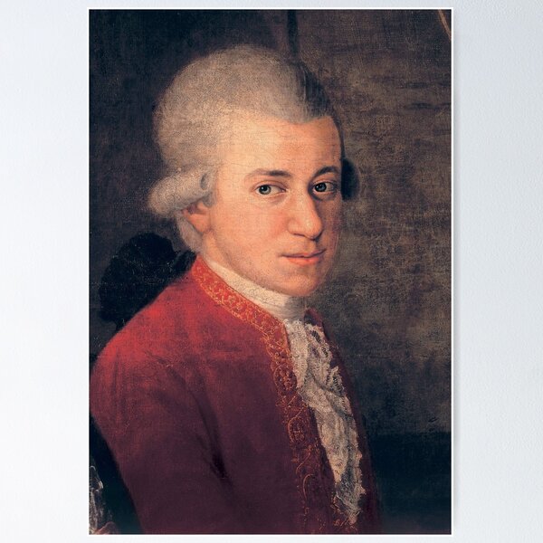 Vista previa del artículo con la obra «Wolfgang Amadeus Mozart: El virtuoso eterno», diseñado y vendido por VintageManiac.