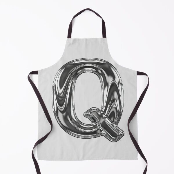 Item preview, Liquid Chrome Letter Q - 3D Metallic Alphabet Initial designed and sold by uncoXab.