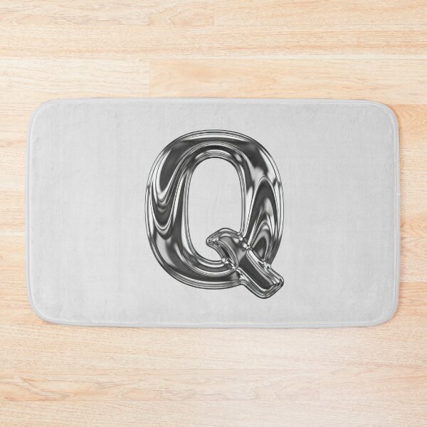 Item preview, Liquid Chrome Letter Q - 3D Metallic Alphabet Initial designed and sold by uncoXab.