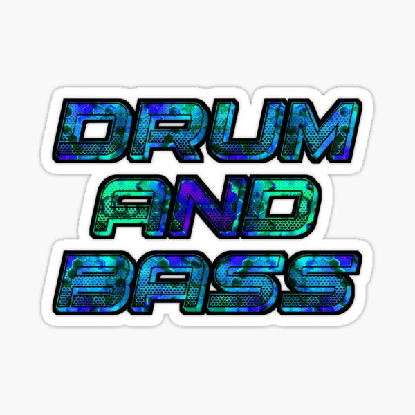 Item preview, Drum and Bass DnB Rave Music Festival Kunst für Bassheads und Junglisten designed and sold by FestDrip.