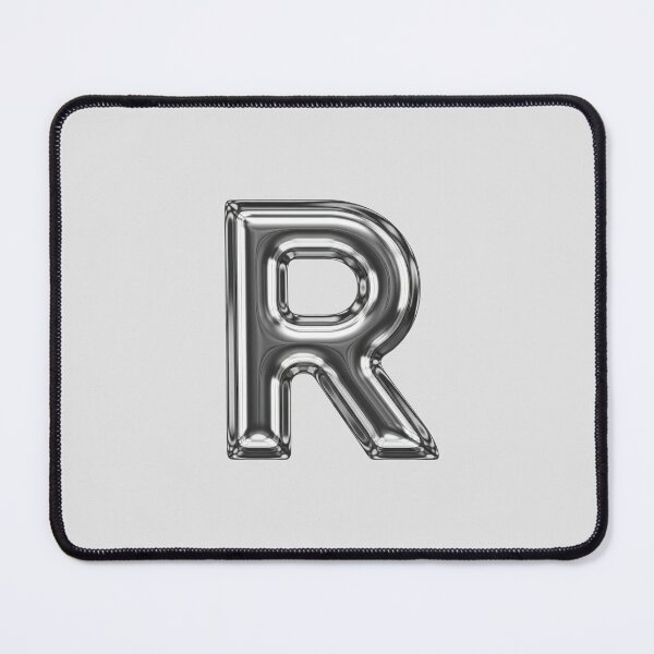 Item preview, Liquid Chrome Letter R - 3D Metallic Alphabet Initial designed and sold by uncoXab.