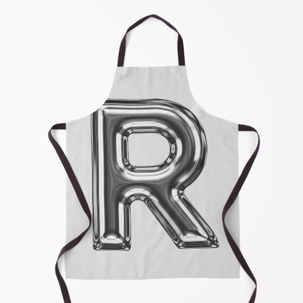 Item preview, Liquid Chrome Letter R - 3D Metallic Alphabet Initial designed and sold by uncoXab.