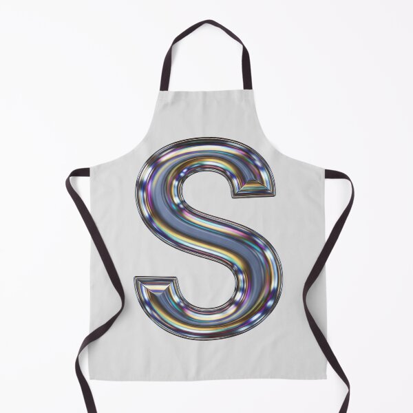 Item preview, Liquid Chrome Letter S - 3D Metallic Alphabet Initial designed and sold by uncoXab.