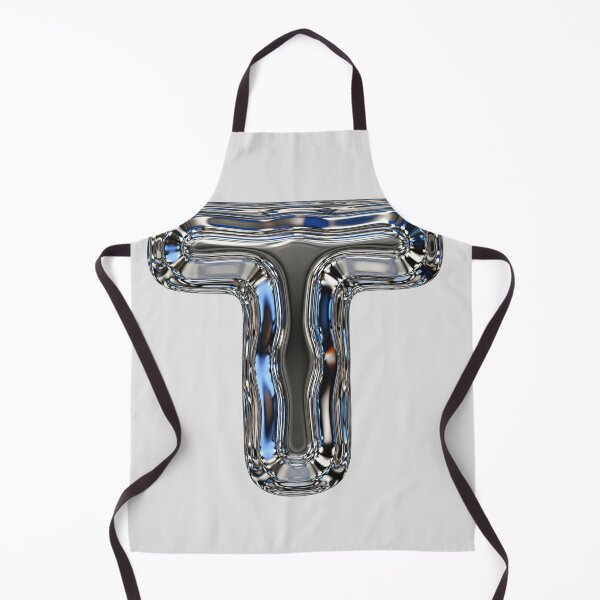 Item preview, Liquid Chrome Letter T - 3D Metallic Alphabet Initial designed and sold by uncoXab.