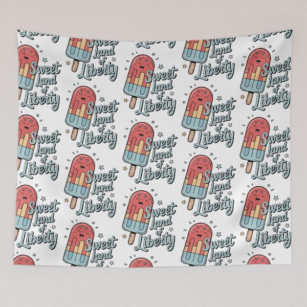 Item preview, Sweet Land of Liberty – Kawaii Patriotic Popsicle designed and sold by Taans-Creation.