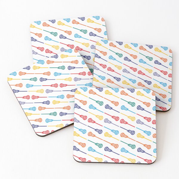 Item preview, Pop Art Colors Diagonal Lacrosse Sticks Pattern designed and sold by Susan Says.