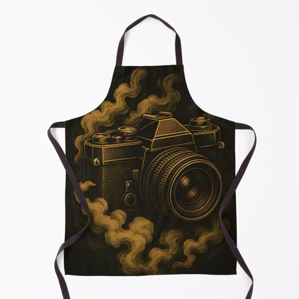 Item preview, "Golden Era | Retro Camera in Gold Smoke" designed and sold by sanjaydesigns.